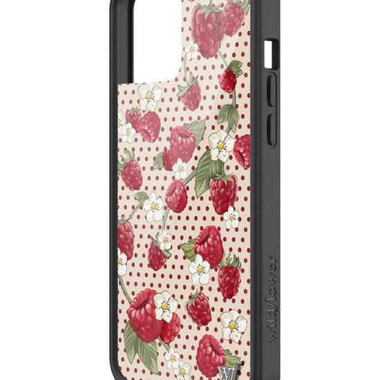 Wildflower Raspberry Polka Dot iPhone 12 Pro Max Case