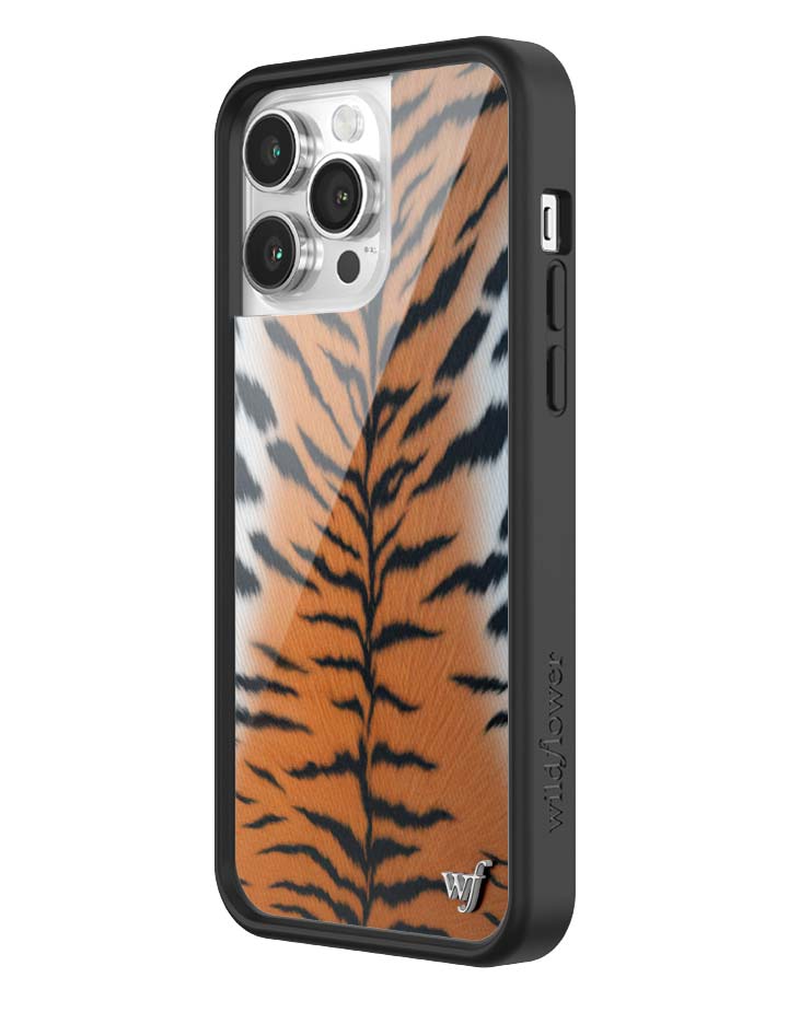 Wildflower iPhone case 14 Pro Max Rawr Tiger Animal Print Cute