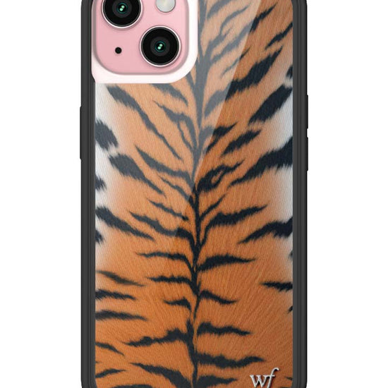 Wildflower iPhone case 15 Rawr Tiger Animal Print Cute