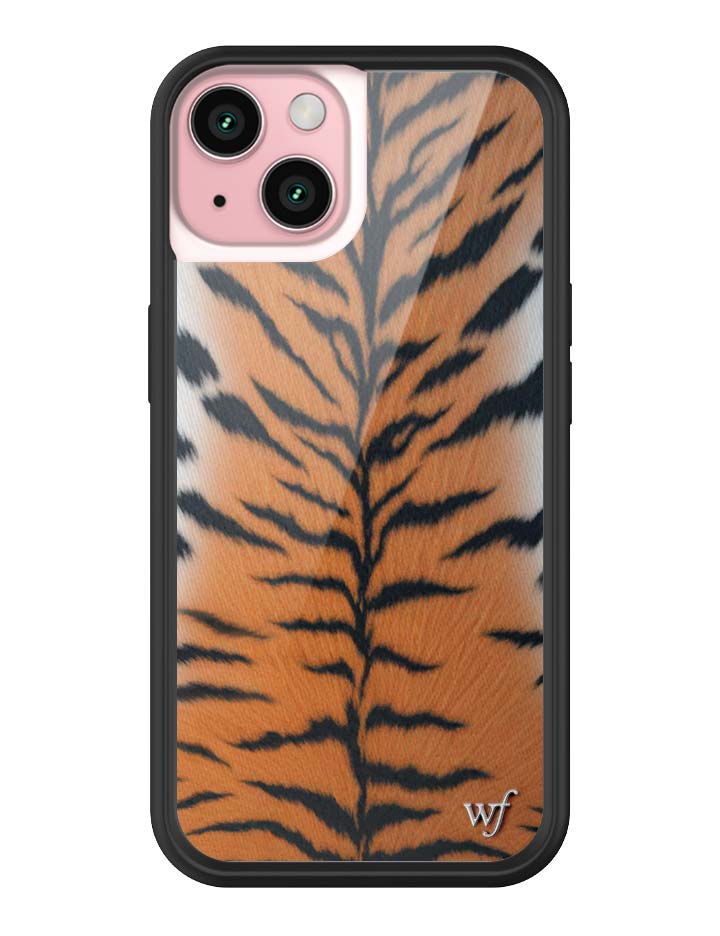 Wildflower iPhone case 15 Rawr Tiger Animal Print Cute