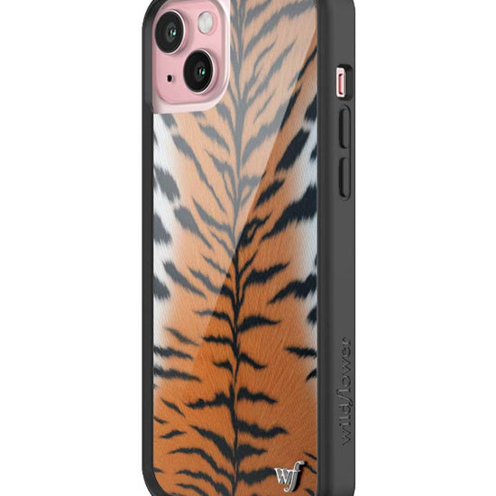 Wildflower iPhone case 15 Plus Rawr Tiger Animal Print Cute