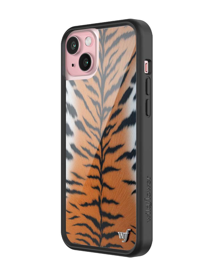 Wildflower iPhone case 15 Plus Rawr Tiger Animal Print Cute