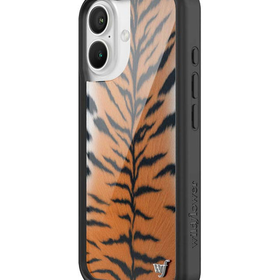 Wildflower iPhone case 16 Rawr Tiger Animal Print Cute