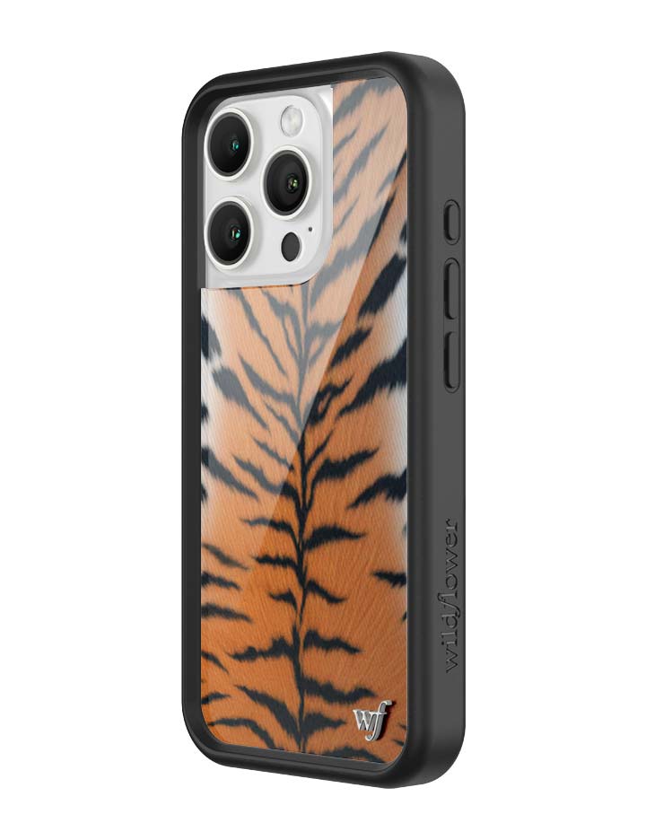 Wildflower iPhone case 16 Pro Rawr Tiger Animal Print Cute