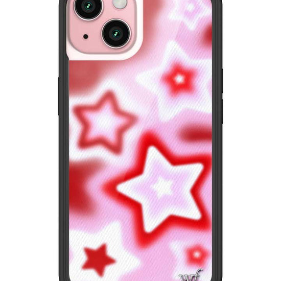 Wildflower iPhone case 15 Red Dream Star Stars Red Cute