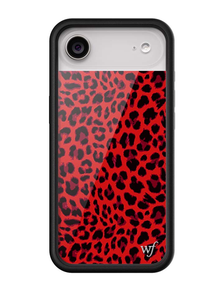 Wildflower iPhone case Air Red Meow Leopard Cute