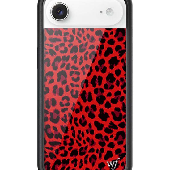 Wildflower iPhone case Air Red Meow Leopard Cute