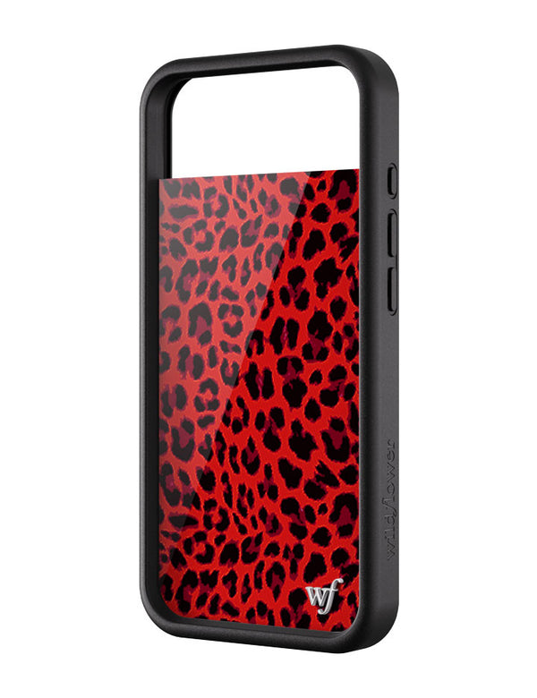 Wildflower iPhone case Air Red Meow Leopard Cute