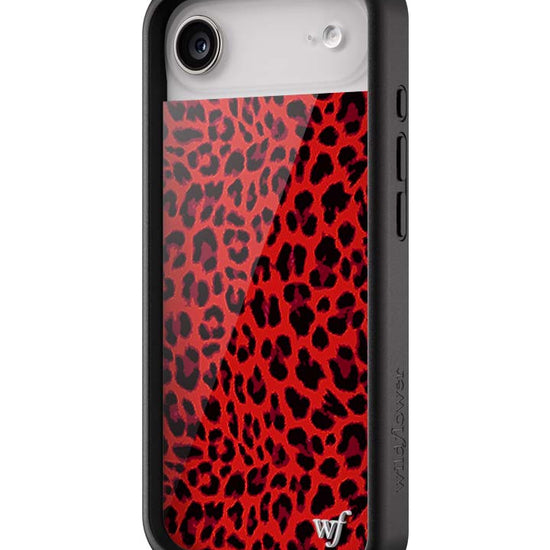 Wildflower iPhone case Air Red Meow Leopard Cute