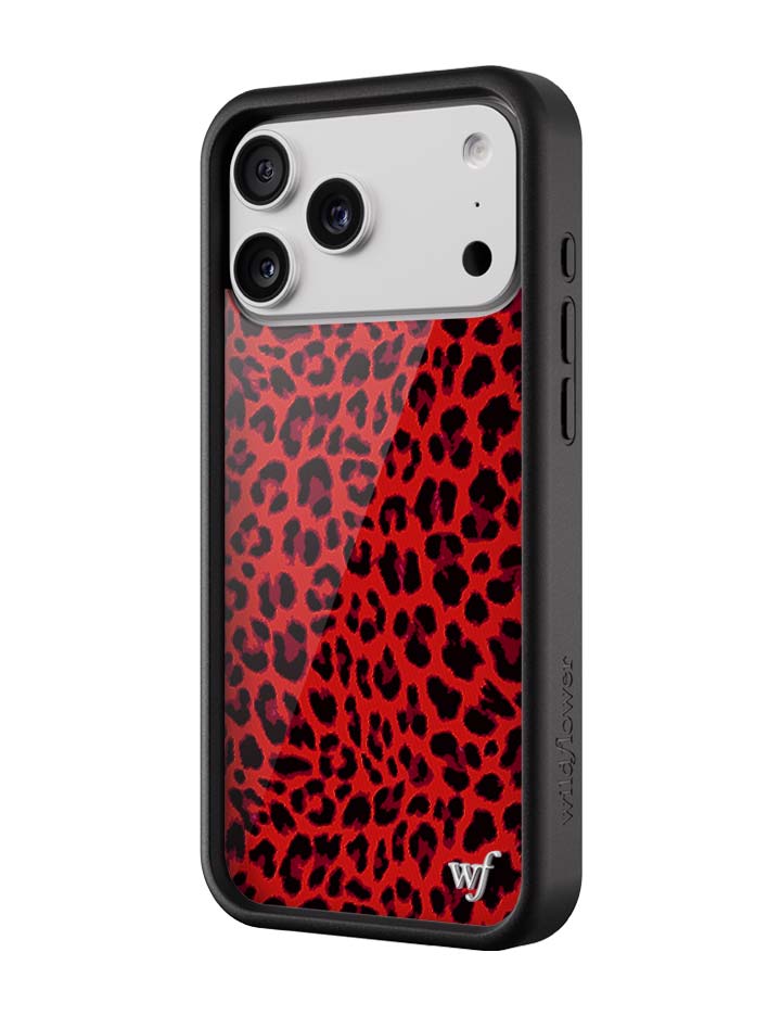 Meow | Red iPhone 17 Pro Max Case – Wildflower Cases