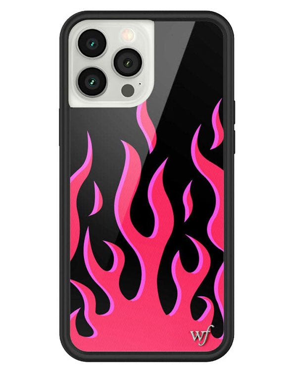 Wildflower Red Flames iPhone 13 Pro Max Case