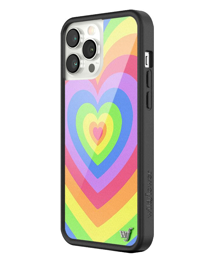 Wildflower Rainbow Latte Love iPhone 13 Pro Max Case