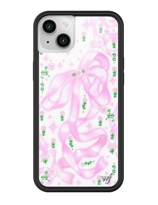 wildflower ribbons and rosettes iphone 14 case