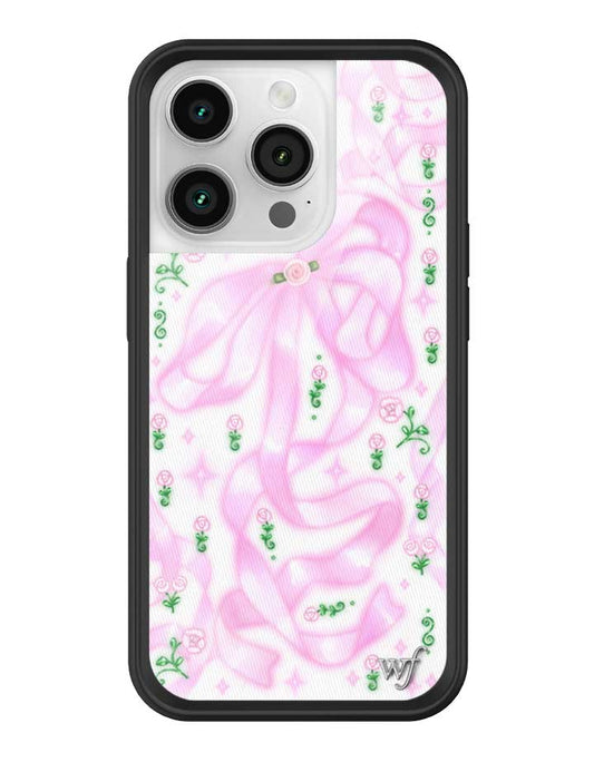 wildflower ribbons and rosettes iphone 14pro case