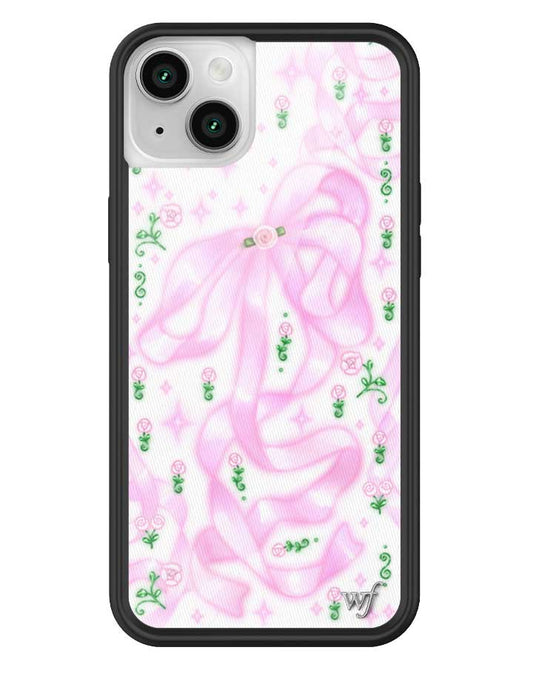 wildflower ribbons and rosettes iphone 14plus case