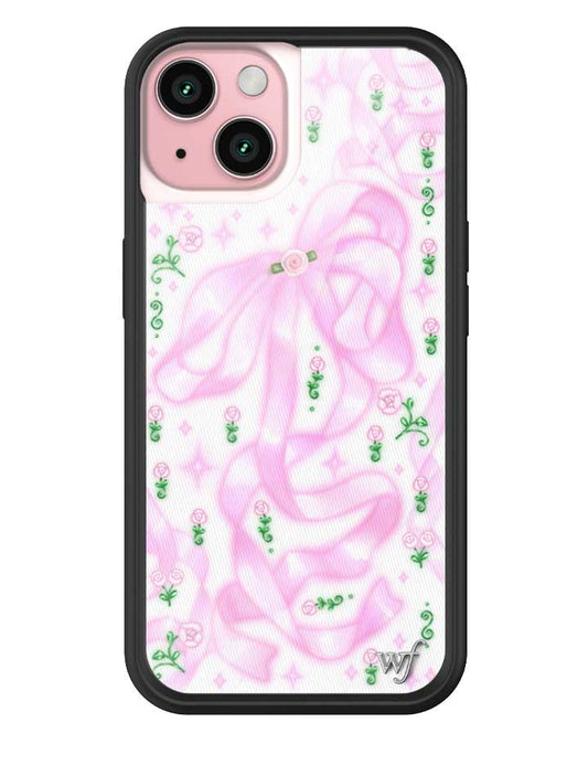 wildflower ribbons and rosettes iphone 15 case