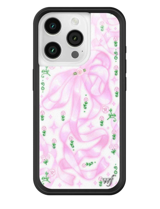wildflower ribbons and rosettes iphone 15pro case