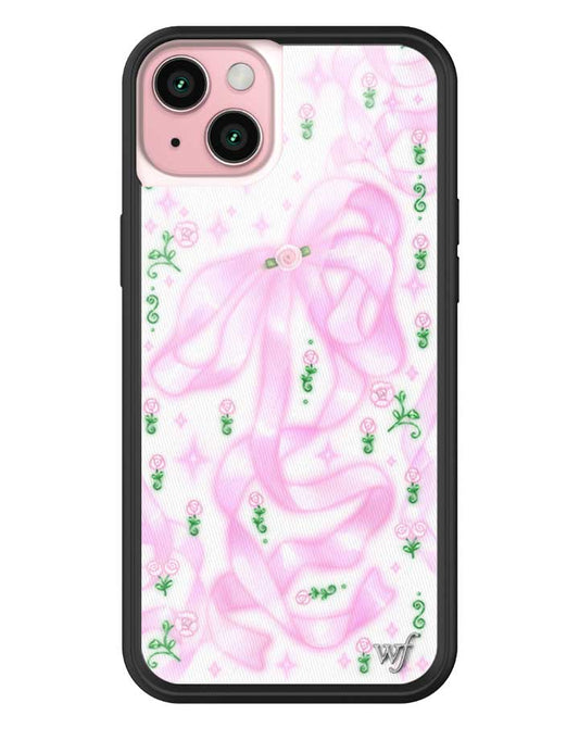 wildflower ribbons and rosettes iphone 15plus case