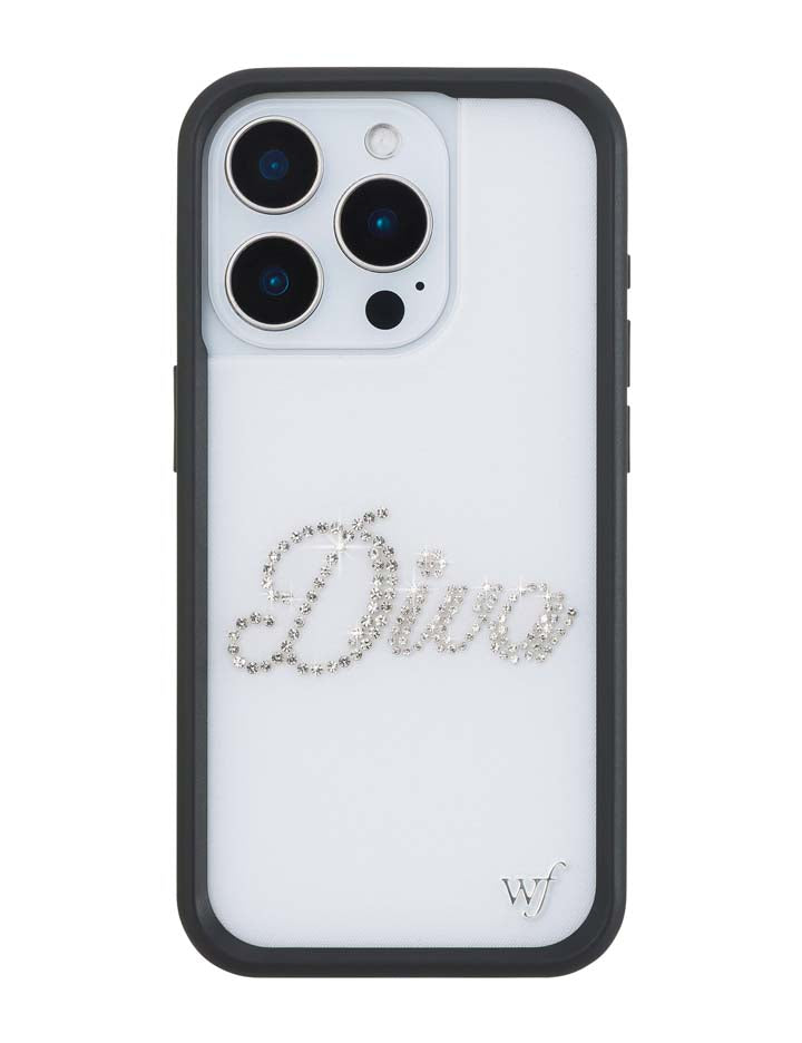 Wildflower iPhone case 15 Pro Frankies Bikinis Rhinestone Diva Collab Rhinestones Cute