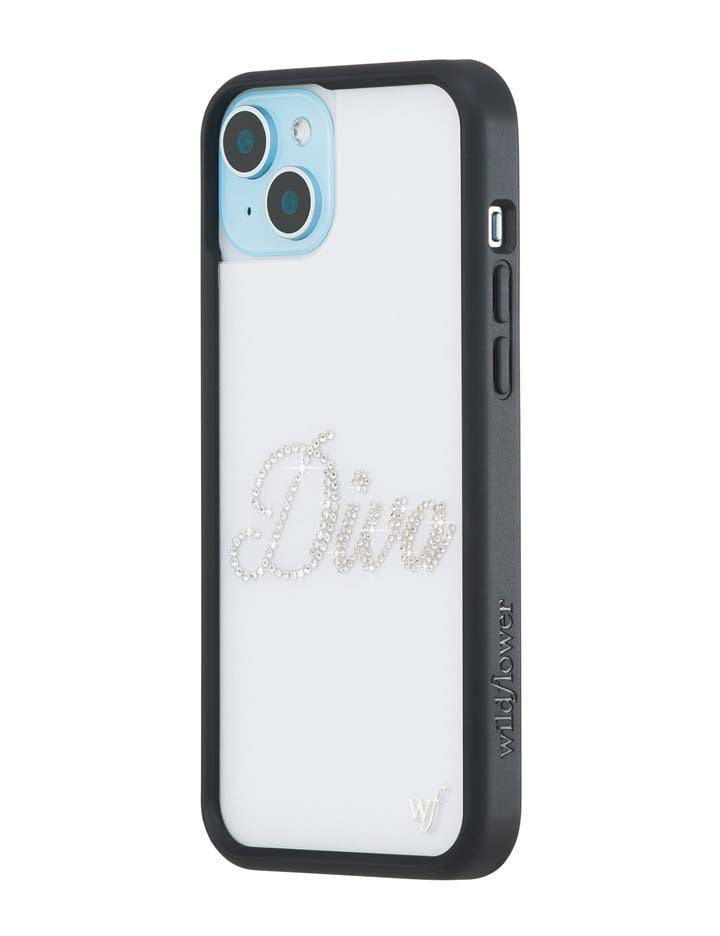 Wildflower iPhone case 15 Plus Frankies Bikinis Rhinestone Diva Collab Rhinestones Cute