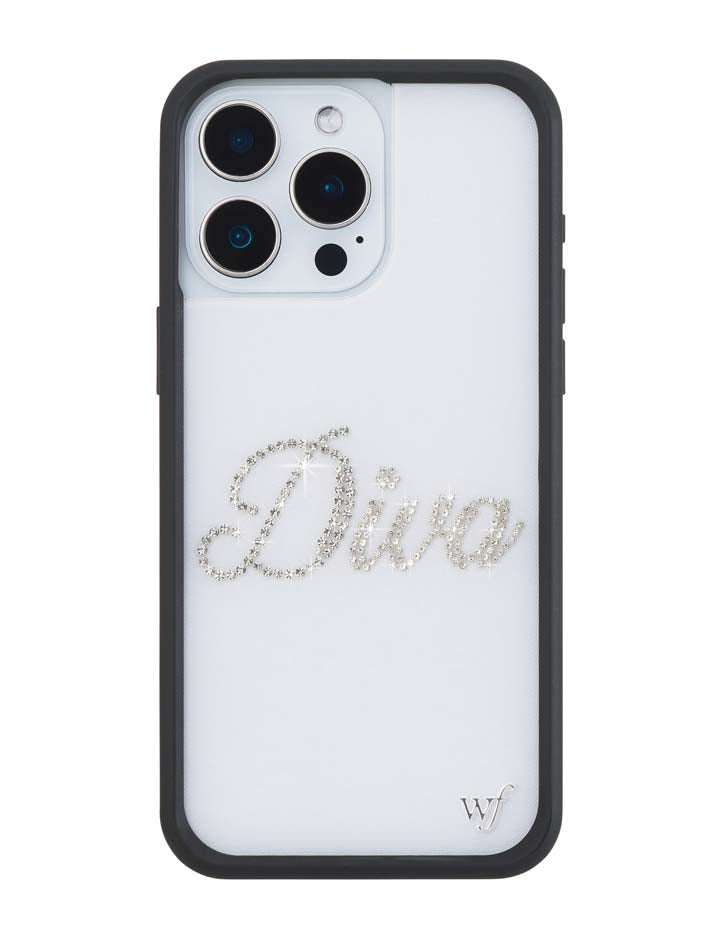 Wildflower iPhone case 15 Pro Max Frankies Bikinis Rhinestone Diva Collab Rhinestones Cute