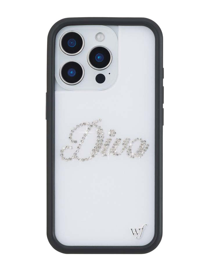 Wildflower iPhone case 16 Pro Frankies Bikinis Rhinestone Diva Collab Rhinestones Cute