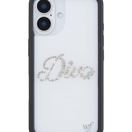 Wildflower iPhone case 17 Frankies Bikinis Rhinestone Diva Collab Rhinestones Cute