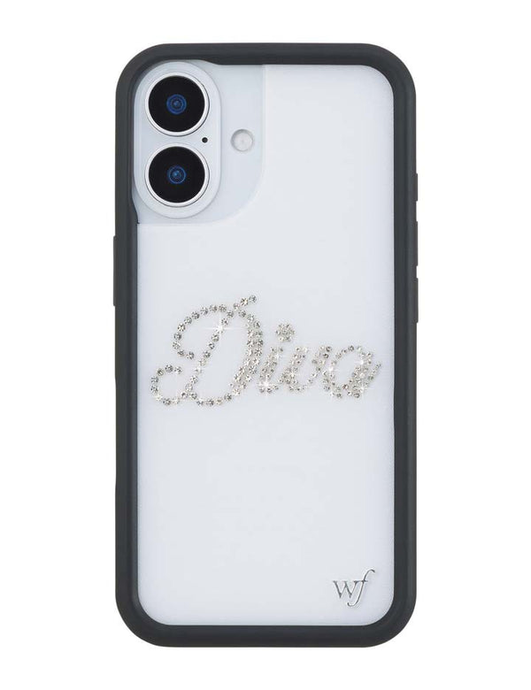 Wildflower iPhone case 17 Frankies Bikinis Rhinestone Diva Collab Rhinestones Cute