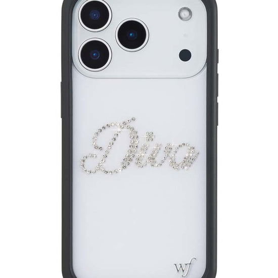 Wildflower iPhone case 17 Pro Frankies Bikinis Rhinestone Diva Collab Rhinestones Cute