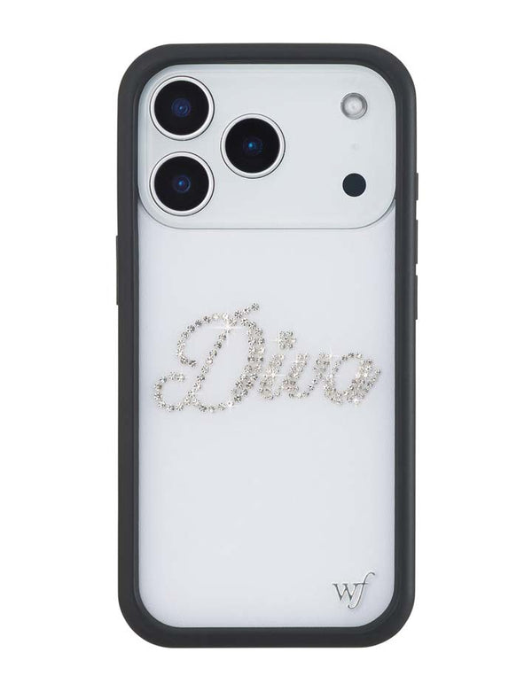 Wildflower iPhone case 17 Pro Frankies Bikinis Rhinestone Diva Collab Rhinestones Cute