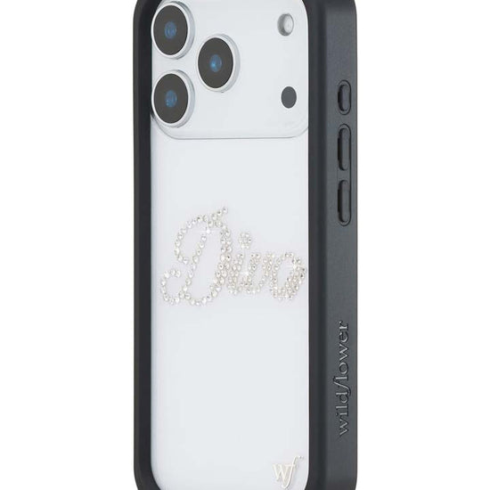 Wildflower iPhone case 17 Pro Frankies Bikinis Rhinestone Diva Collab Rhinestones Cute