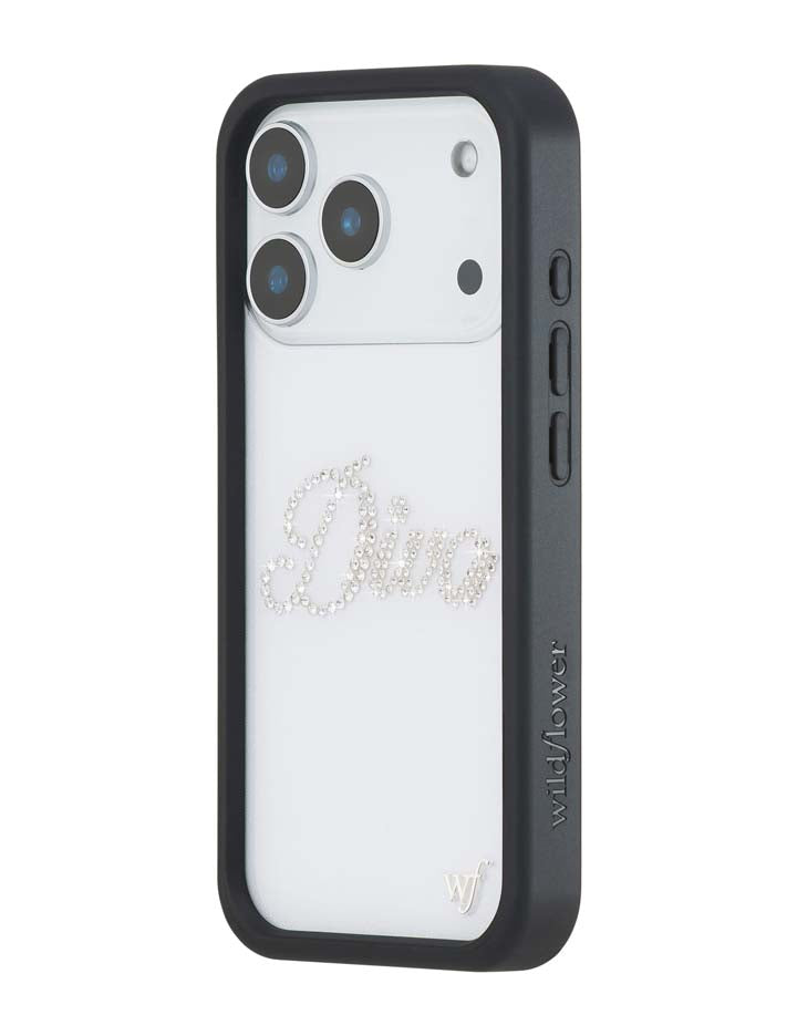 Wildflower iPhone case 17 Pro Frankies Bikinis Rhinestone Diva Collab Rhinestones Cute