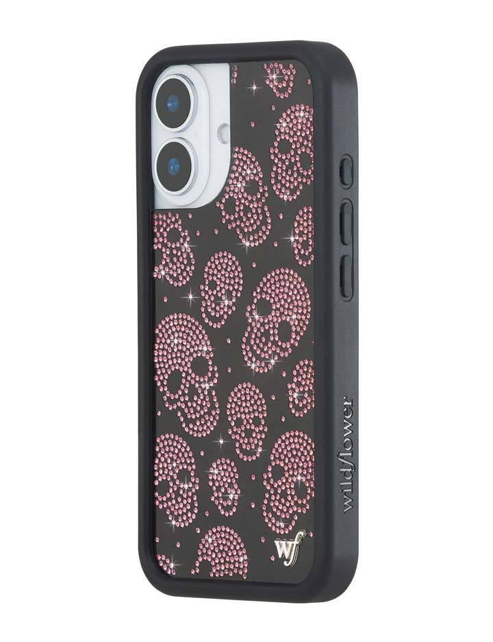 Better Half with Stas and Vic Rhinestone Skull | Black and Pink