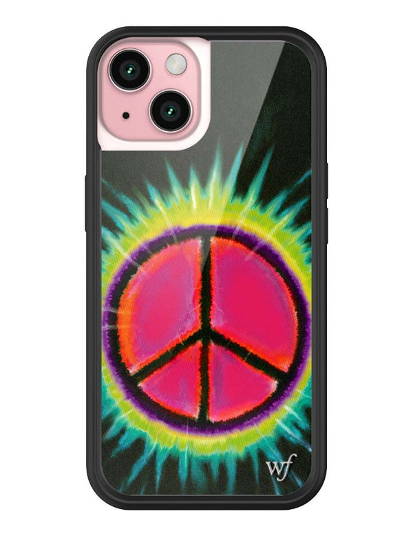 Wildflower iPhone case 15 Sav Hudson Peace Sign Cute
