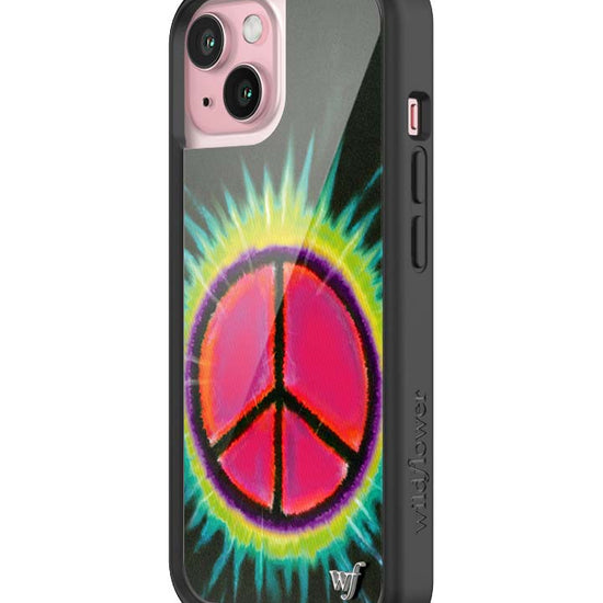 Wildflower iPhone case 15 Sav Hudson Peace Sign Cute