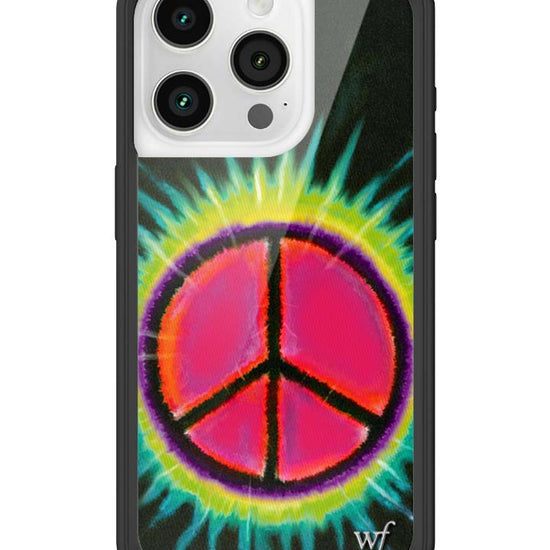 Wildflower iPhone case 15 Pro Sav Hudson Peace Sign Cute