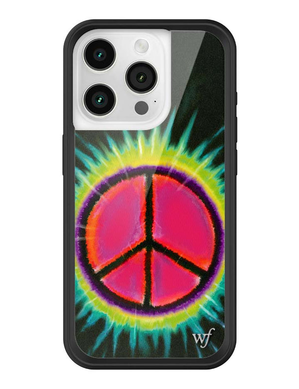 Wildflower iPhone case 15 Pro Sav Hudson Peace Sign Cute