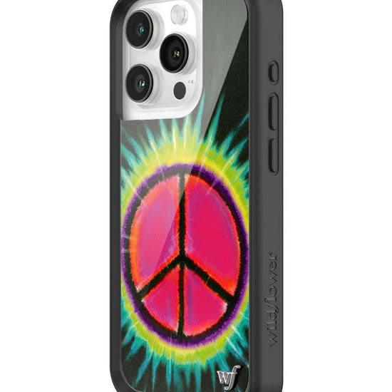 Wildflower iPhone case 15 Pro Sav Hudson Peace Sign Cute
