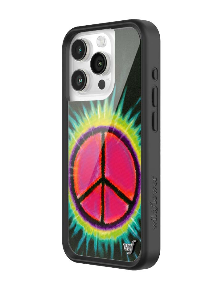 Wildflower iPhone case 15 Pro Sav Hudson Peace Sign Cute