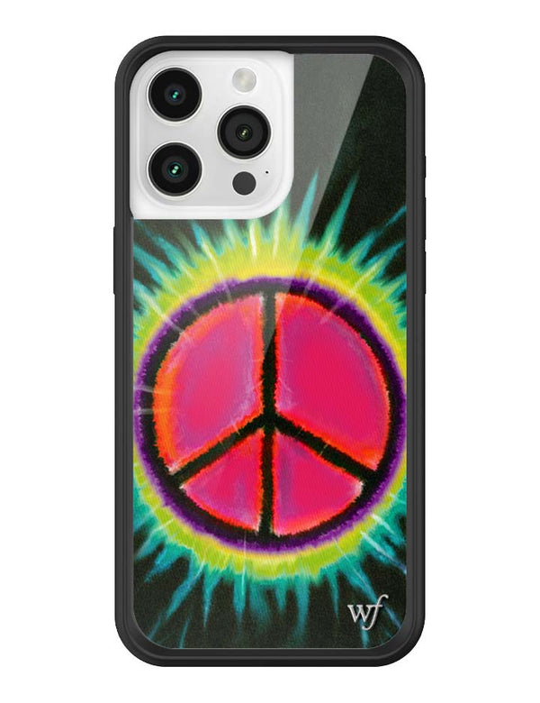 Wildflower iPhone case 15 Pro Max Sav Hudson Peace Sign Cute