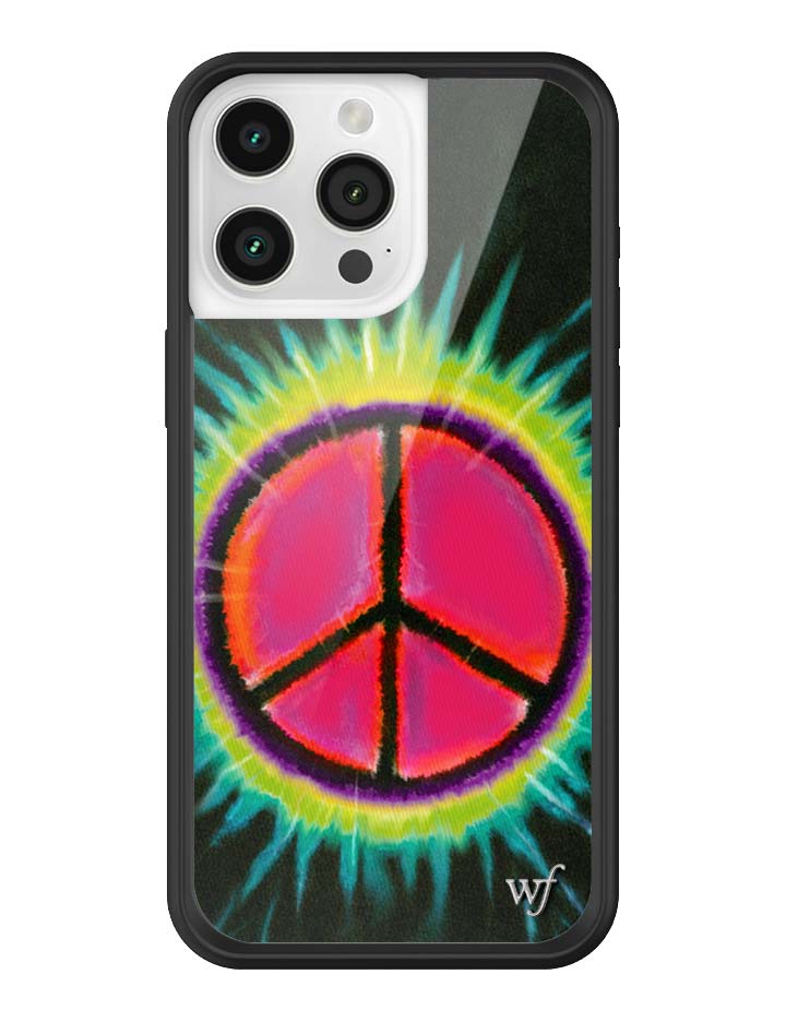 Wildflower iPhone case 15 Pro Max Sav Hudson Peace Sign Cute
