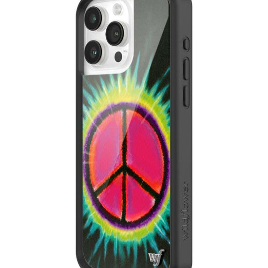Wildflower iPhone case 15 Pro Max Sav Hudson Peace Sign Cute