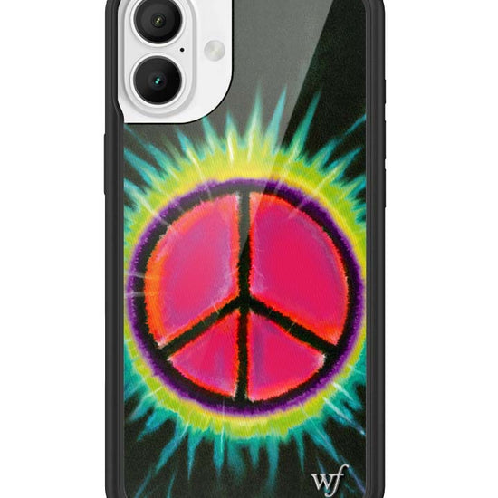 Wildflower iPhone case 16 Plus Sav Hudson Peace Sign Cute