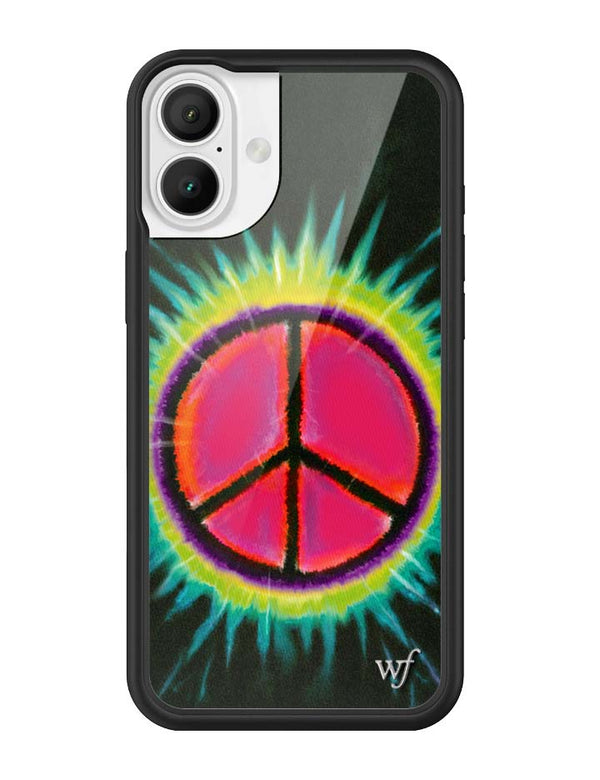 Wildflower iPhone case 16 Plus Sav Hudson Peace Sign Cute