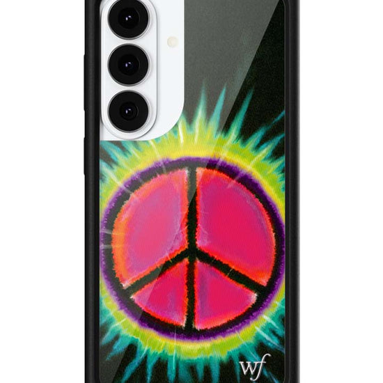 Wildflower Galaxy S26 case Sav Hudson Peace Sign Cute
