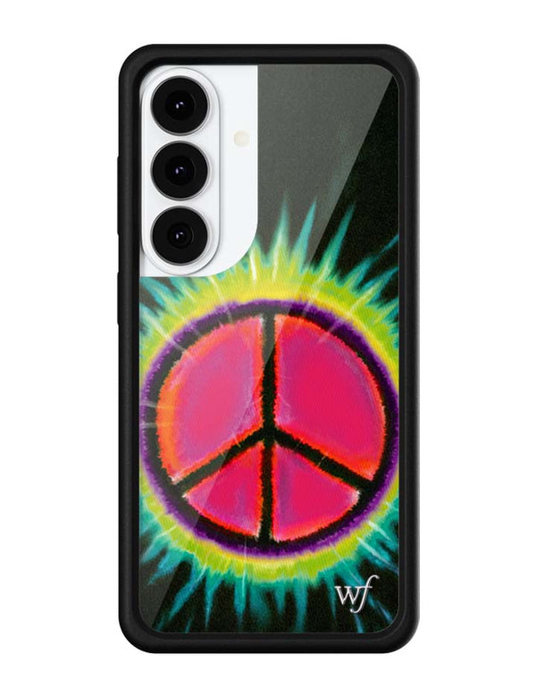 Wildflower Galaxy S26 case Sav Hudson Peace Sign Cute