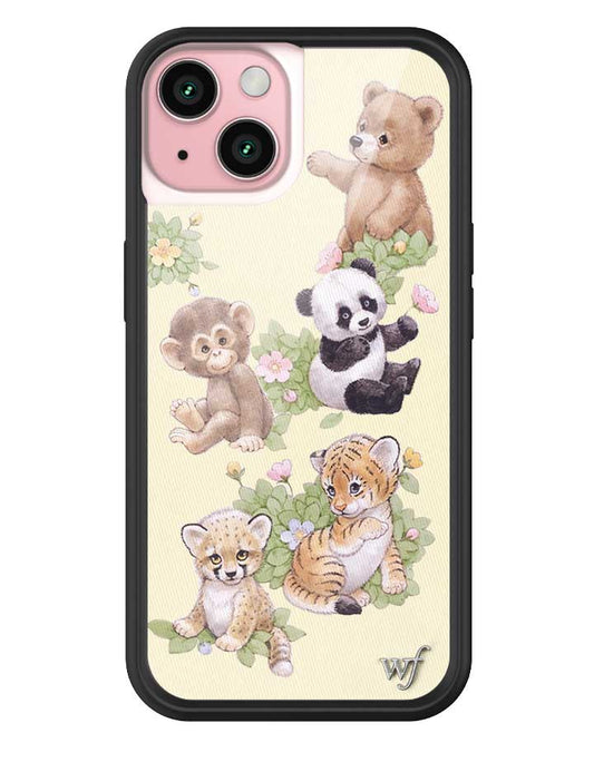 wildflower safari babies iphone 15 case
