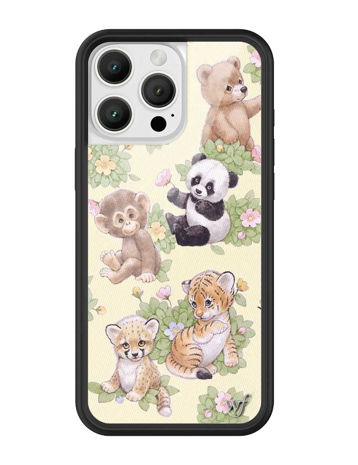 Wildflower Safari Babies iPhone Case