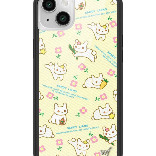 Wildflower iPhone case 13 Sandy Liang Bunny Gift Wrap Yellow Cute