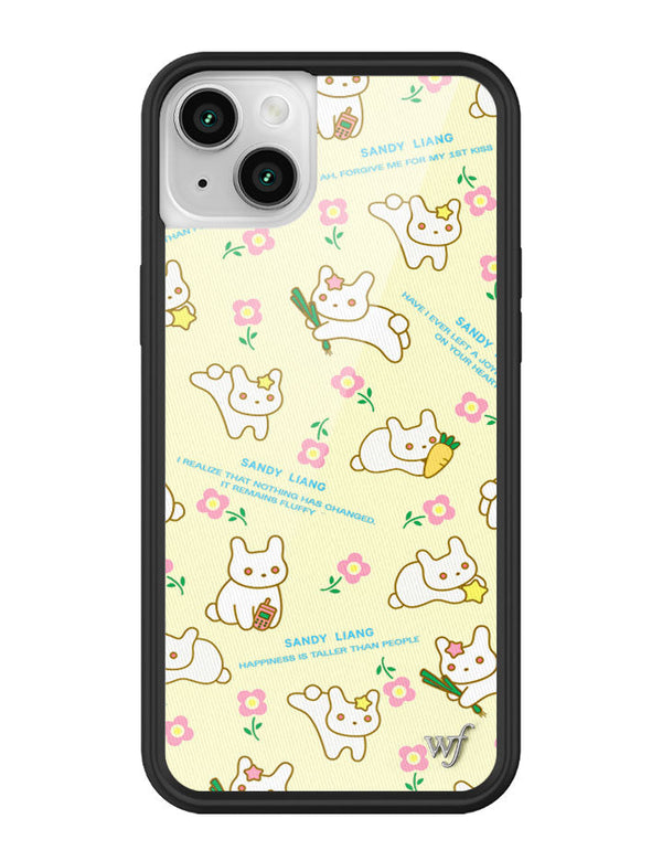 Wildflower iPhone case 13 Sandy Liang Bunny Gift Wrap Yellow Cute